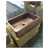 Copper Single Bowl Kitchen Sink