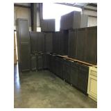 16 piece gray kitchen set