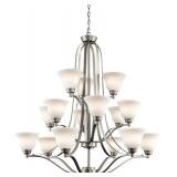 Kichler 1789NI Brushed Nickel 15 Light Chandelier