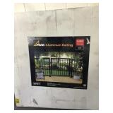 Aluminum railing gate