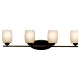 KICHLER 5099OZ 4 BULB VANITY LIGHT BRONZE