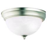 KICHLER 10835NI FLUSH CEILING LIGHT NICKEL X