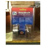 Satin Nickel Single Cylinder Deadbolts x 12