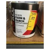 Gallon of White Exterior Paint