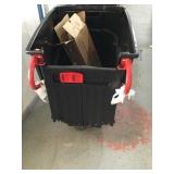 Rubbermaid Cart Damaged