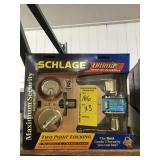 Schlage door handle dead bolt combo x 3