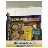 Schlage handle and dead bolt handles x 3