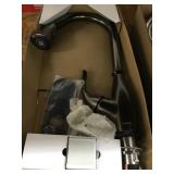 Single metal lever handle kitchen faucet