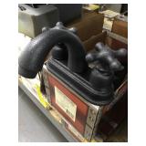 Lavatory faucet two handle