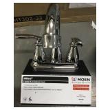 Moen Hilliard 2 handle hi-arc bathroom faucet