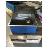 Kraus top mount single bowl sink