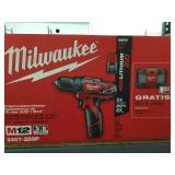 Milwaukee drill and radio combo
