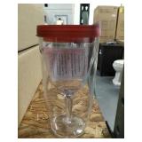Wine glass to go.