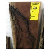 Decorative wood slab