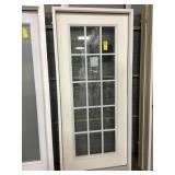 34" RH Exterior 15 Light Fiberglass Door
