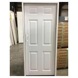 32" RH Exterior Basement Six Panel Door