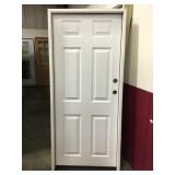 32" LH Exterior Basement Six Panel Door