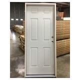 32" LH Exterior Basement Six Panel Door
