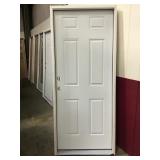32" RH Exterior Basement Six Panel Door