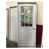 32" LH Exterior Nine Light Door