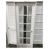 28" LH MDF Interior 15 Light Door