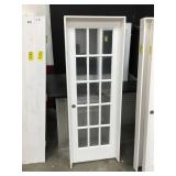 28" RH MDF Interior 15 Light Door