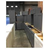 30" Silvercreek Platinum Gray Kitchen