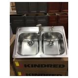 Kindred Double Bowl Stainless Sink