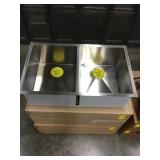 Double Bowl Undermount Stainless Sink