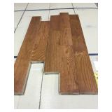 Oak gunstock hardwood floor x 800 sq ft