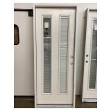32' LH Exterior Door w/interior blinds