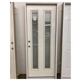 32' RH Exterior Door w/interior blinds