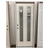 32" RH Exterior Door w/interior blinds