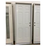 LH 6 panel Steel Exterior Door