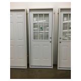 32' LH 9lite Steel Exterior Door