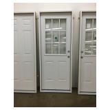 32" LH 9lite Steel Exterior Door