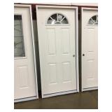 36' LH Fiberglass Eyebrow Entry door