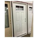 36' LH Smooth fiberglass door