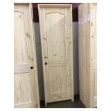 24' x 80' R.H Knotty Pine Arch Top Door