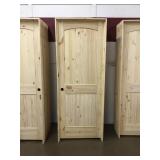 30' x 80' R.H Knotty Pine Arch Top Door