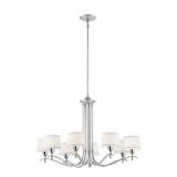 Kichler 43836SIL Eight Light Chandelier