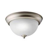 Kichler 10835NI One Bulb Flush Mount Light x 2