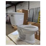 ROUND White Two Piece Toilet