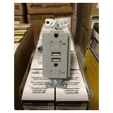 Receptacle/USB charger 15AMP x 10
