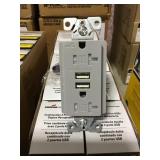 Receptacle/USB charger 15AMP x 10