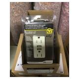 Combination Receptacle/USB charger x 4