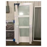 36" French 3 Lite Interior Slab w/Hardware Kit