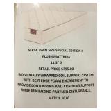 Serta Twin Size Plush Mattress