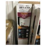 2" Faux Wood Blinds (35.5x48) x 2.