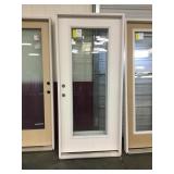 36in x 80in RH Etched 15 lite fiberglass door